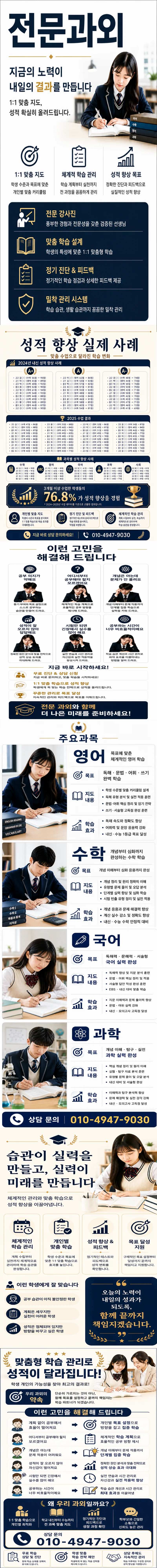 대전과외 학습 정보